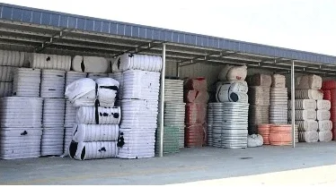 PET fiber raw materials for acoustic panel manufacturing