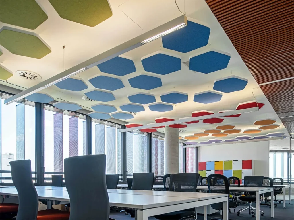 Enhance Ceiling Acoustics with QIANQIAO PET Acoustic Panels